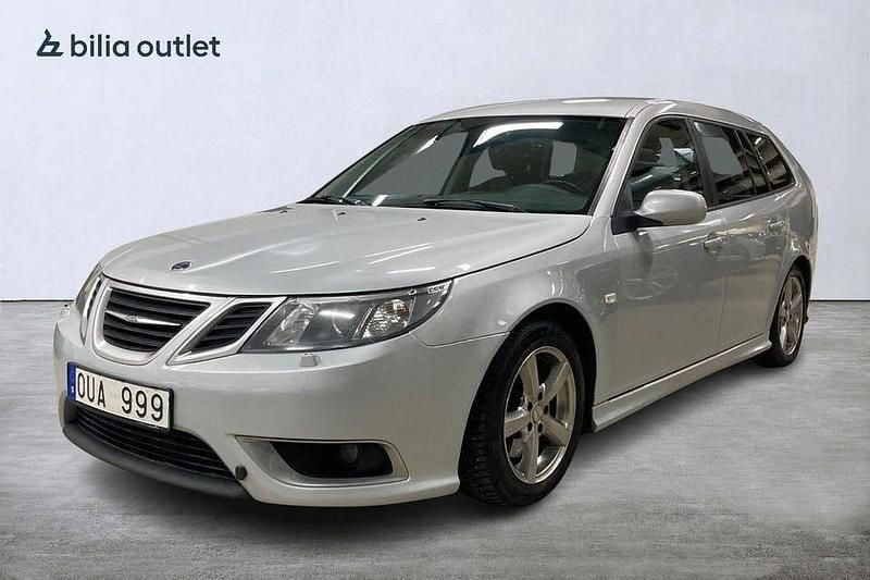 Grå Begagnad 2008 Saab 9-3 Kombi | 34 900 kr (Marknadspris) - Bild 1/3