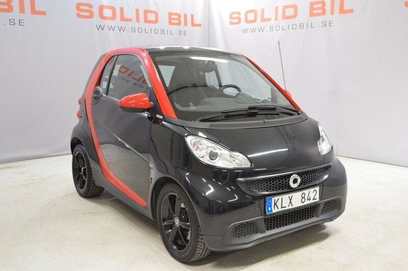 Svart Begagnad 2012 Smart ForTwo Coupé Sportkupé | 64 900 kr (Lite dyr) - Bild 1/4