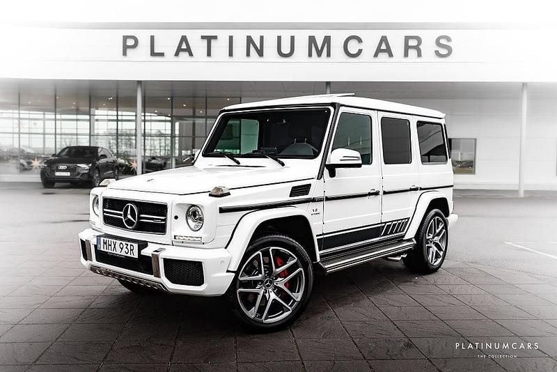 Vit Begagnad 2018 Mercedes G63 AMG Exclusive SUV | 929 000 kr - Bild 1/4