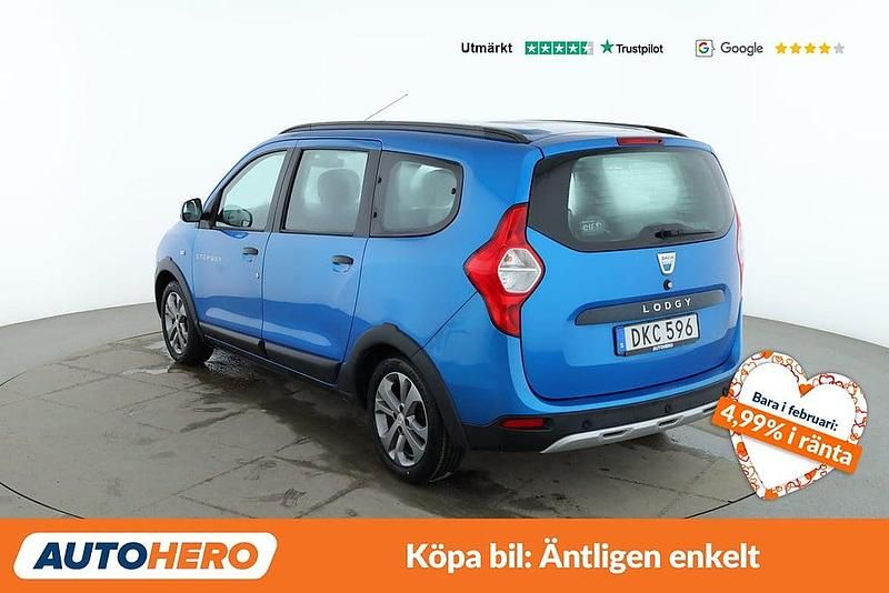Begagnad Dacia Lodgy Stepway 116 HK (85 kW) 2016 Blå Minibuss
