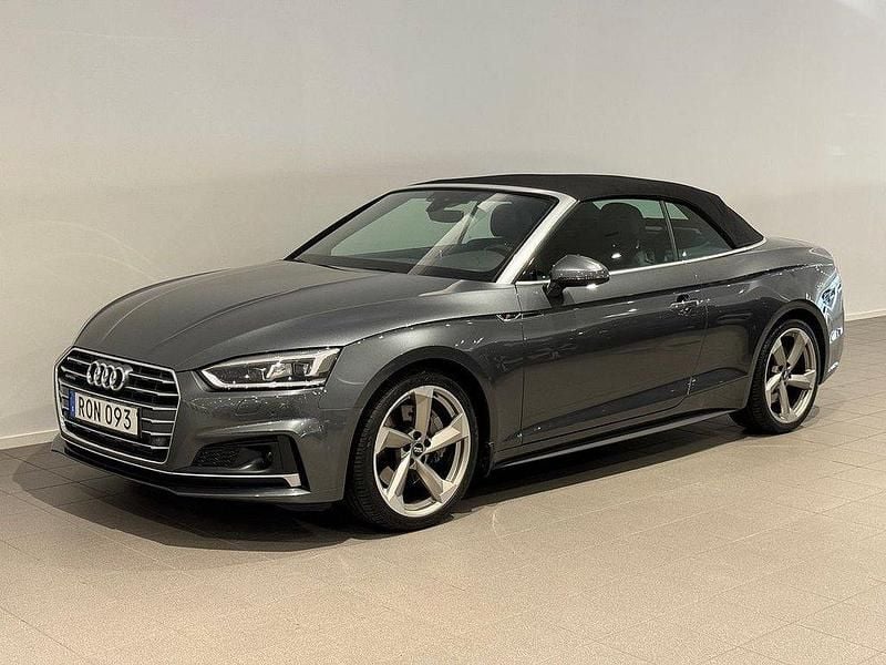 Grå Begagnad 2017 Audi A5 Cabriolet Cab | 349 500 kr (Marknadspris) - Bild 1/4