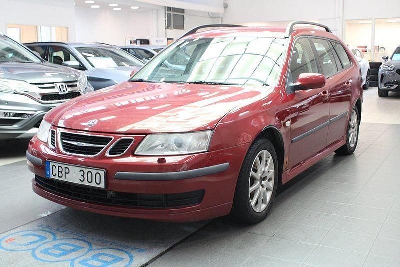 Mörkröd Begagnad 2006 Saab 9-3 Linear Kombi | 14 900 kr (Bra pris) - Bild 1/4