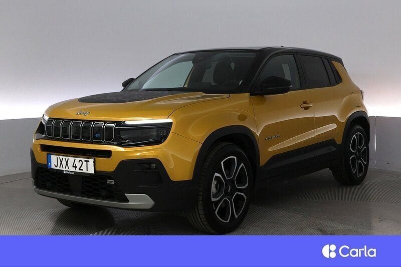 Gul Begagnad 2023 Jeep Avenger EV Summit SUV | 309 900 kr - Bild 1/3