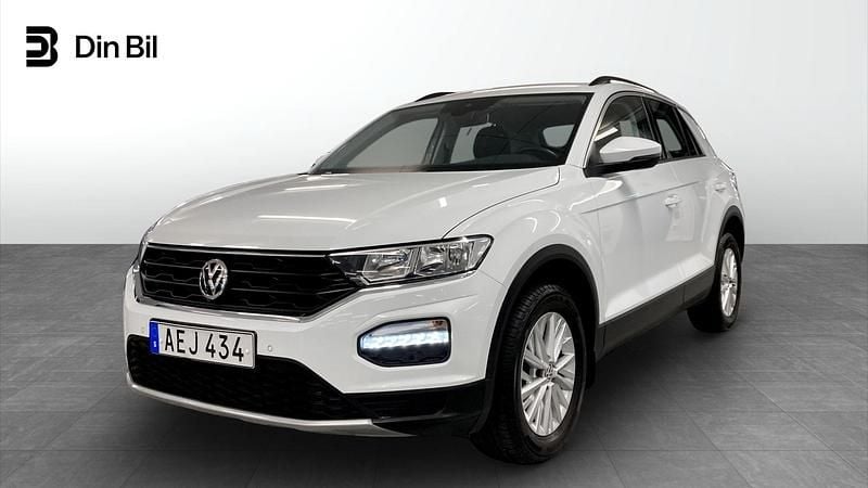 Vit (pure white) Begagnad 2018 VW T-Roc Style SUV | 164 900 kr (Marknadspris) - Bild 1/4