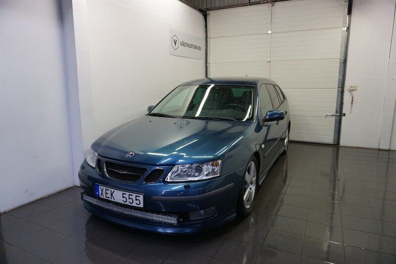 Blå Begagnad 2005 Saab 9-3 Aero Kombi | 37 900 kr (Marknadspris) - Bild 1/4