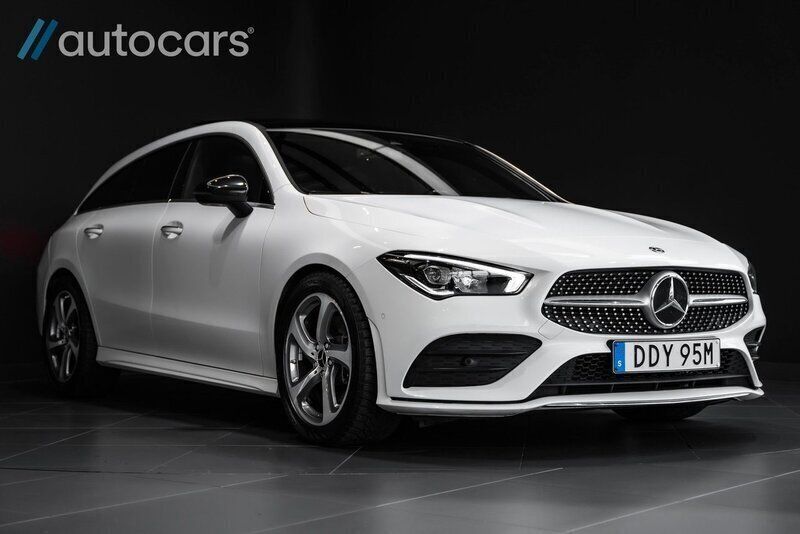 Vit Begagnad 2019 Mercedes CLA200 AMG Kombi | 328 000 kr (Dyr) - Bild 1/4