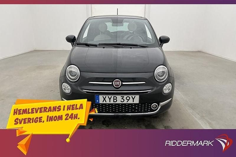 Begagnad Fiat 500 Lounge 71 HK (52 kW) 2020 Svart Halvkombi