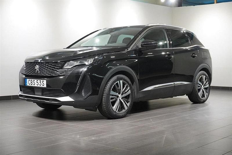 Svart Begagnad 2021 Peugeot 3008 Allure SUV | 189 800 kr (Bra pris) - Bild 1/4