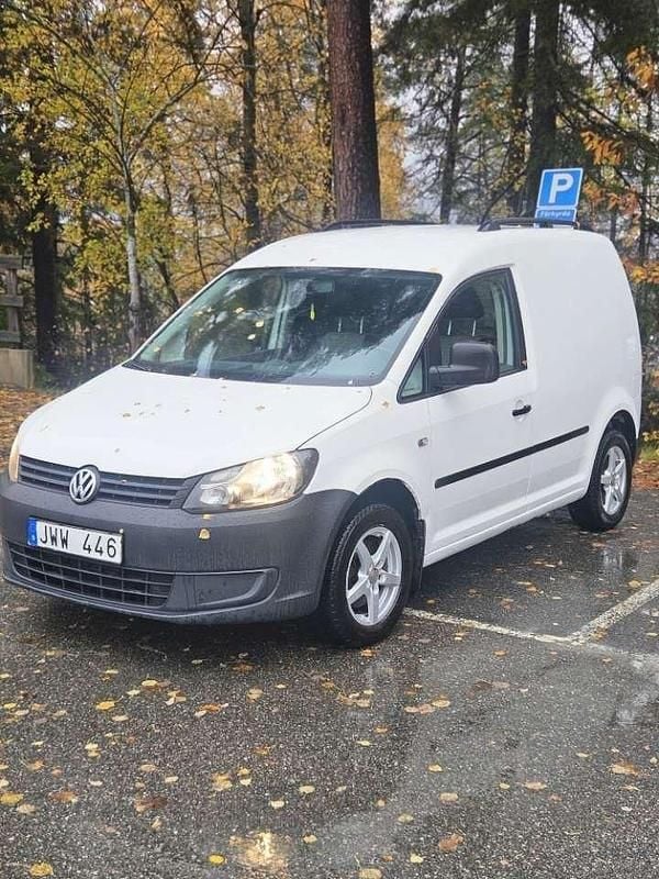 Vit Begagnad 2013 VW Caddy Minibuss | 58 000 kr (Bra pris) - Bild 1/4