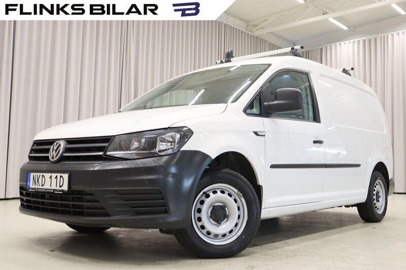 Vit Begagnad 2019 VW Caddy Maxi Minibuss | 149 900 kr (Superpris) - Bild 1/4