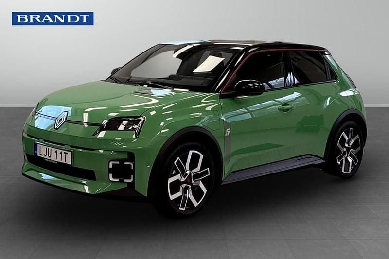 Grön Ny 2025 Renault 5 E-Tech Techno Halvkombi | 369 900 kr - Bild 1/4