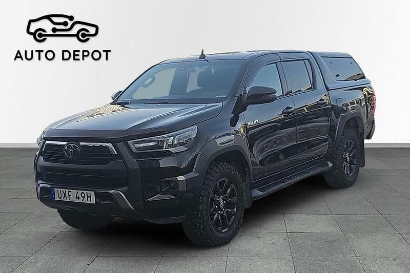 Begagnad Toyota HiLux 204 HK (150 kW) 2021 Svart Pickup