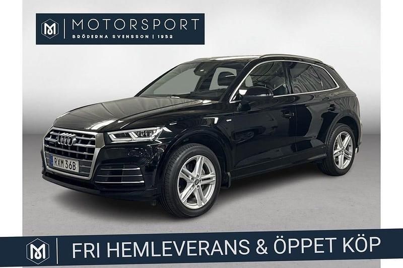 Svart (svart metallic) Begagnad 2020 Audi Q5 S-Line SUV | 319 900 kr (Superpris) - Bild 1/3