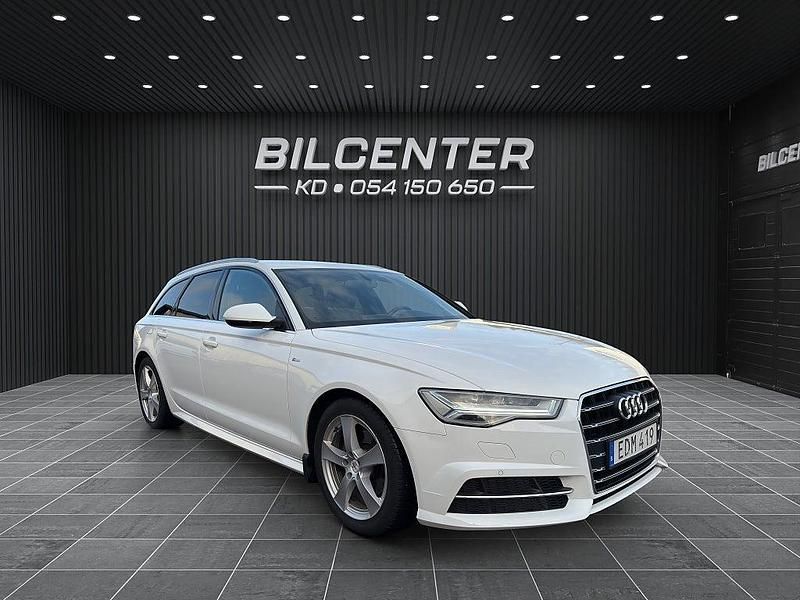 Vit Begagnad 2017 Audi A6 S-Line Kombi | 179 900 kr (Superpris) - Bild 1/4