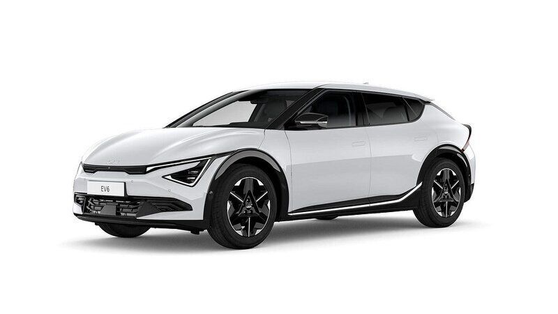 Snow white pearl Ny 2025 Kia EV6 SUV | 543 300 kr (Lite dyr) - Bild 1/4