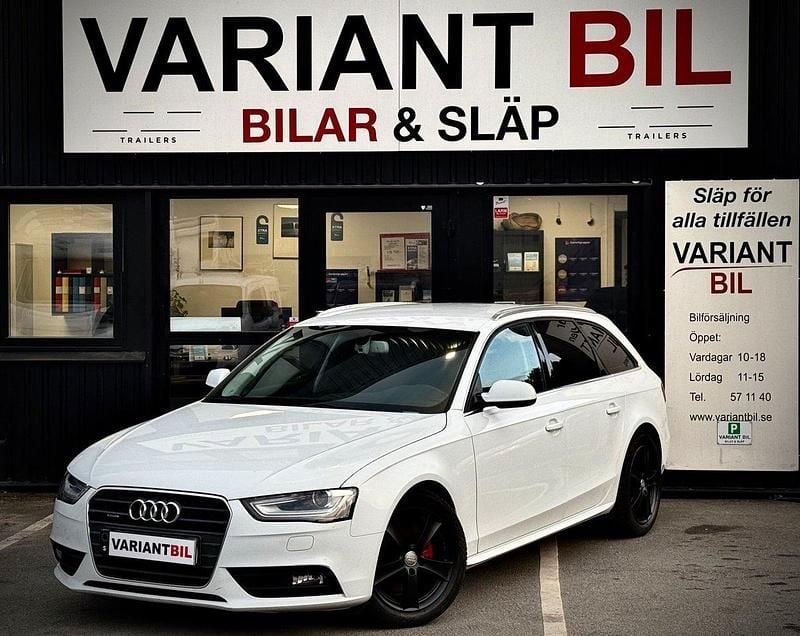 Vit Begagnad 2013 Audi A4 Comfort Kombi | 89 900 kr (Bra pris) - Bild 1/4