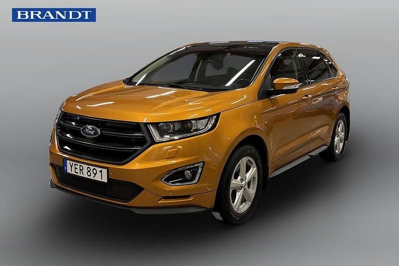 Orange Begagnad 2016 Ford Edge SUV | 199 000 kr - Bild 1/4