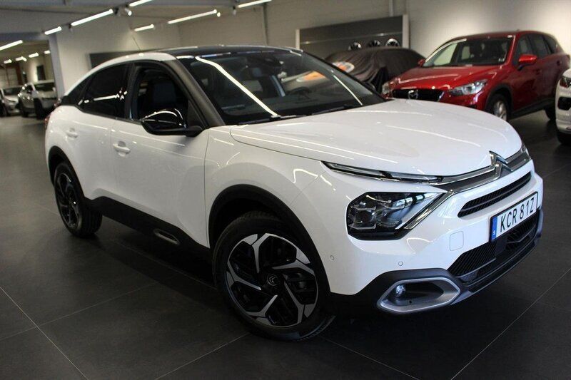 Vit Begagnad 2021 Citroën C4 Exclusive Halvkombi | 199 900 kr (Marknadspris) - Bild 1/4