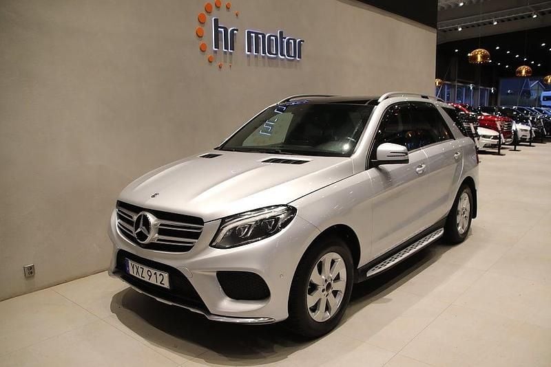 Begagnad Mercedes GLE350 AMG line 258 HK (189 kW) 2017 Silver SUV