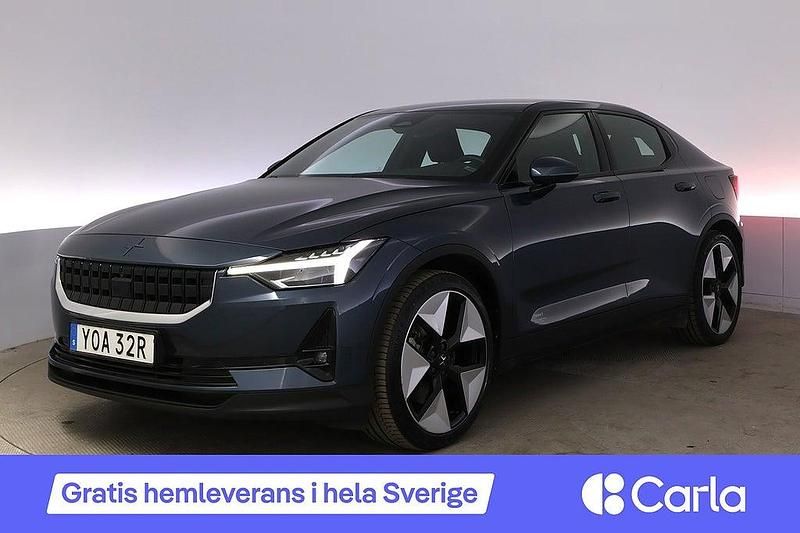 Svart Begagnad 2022 Polestar 2 Long Range Single Motor Halvkombi | 304 990 kr (Marknadspris) - Bild 1/4