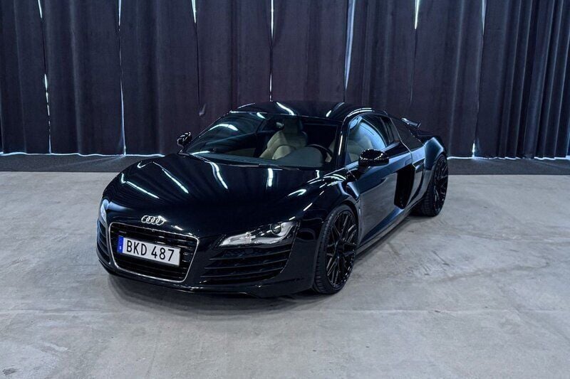 Svart Begagnad 2008 Audi R8 Coupé Sportkupé | 599 900 kr - Bild 1/4