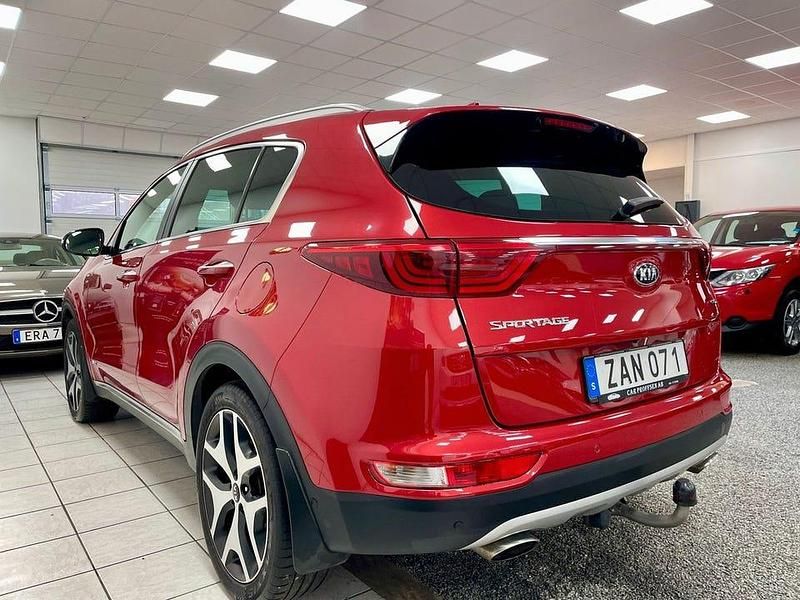Begagnad Kia Sportage GT-Line 177 HK (130 kW) 2017 Röd SUV