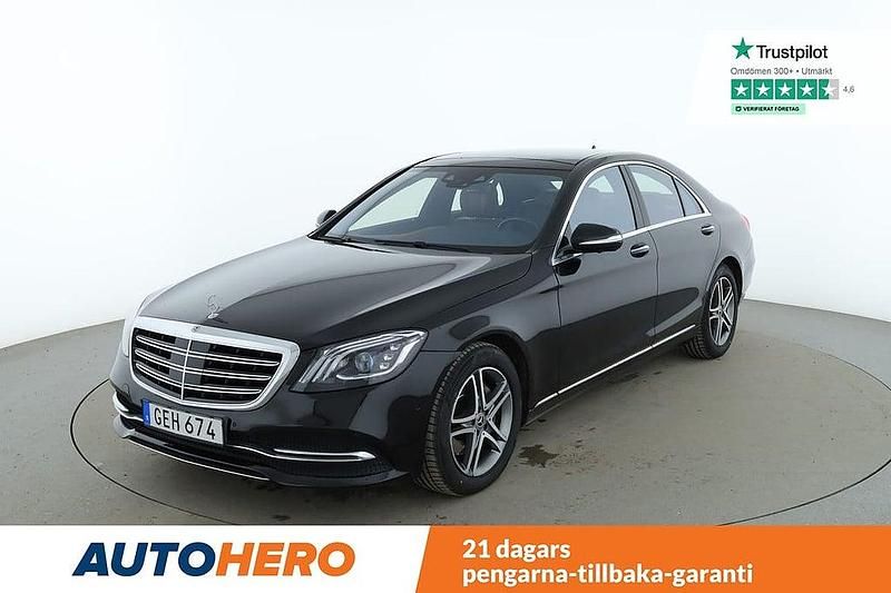 Svart Begagnad 2018 Mercedes S350 Sedan | 429 000 kr (Superpris) - Bild 1/4