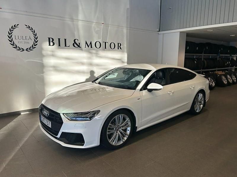 Vit Begagnad 2018 Audi A7 Sportback Halvkombi | 389 900 kr (Marknadspris) - Bild 1/4