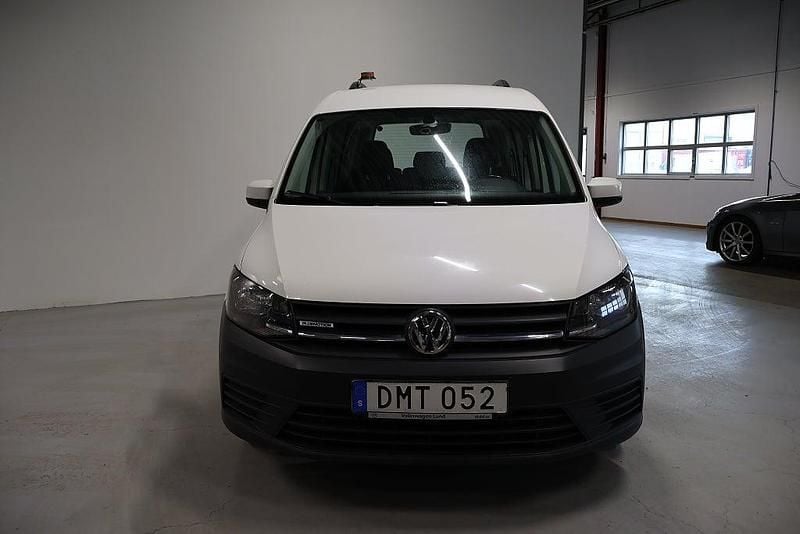 Begagnad VW Caddy 110 HK (80 kW) 2018 Vit Minibuss