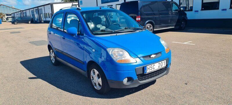 Blå Begagnad 2009 Chevrolet Matiz Halvkombi | 19 900 kr (Marknadspris) - Bild 1/4
