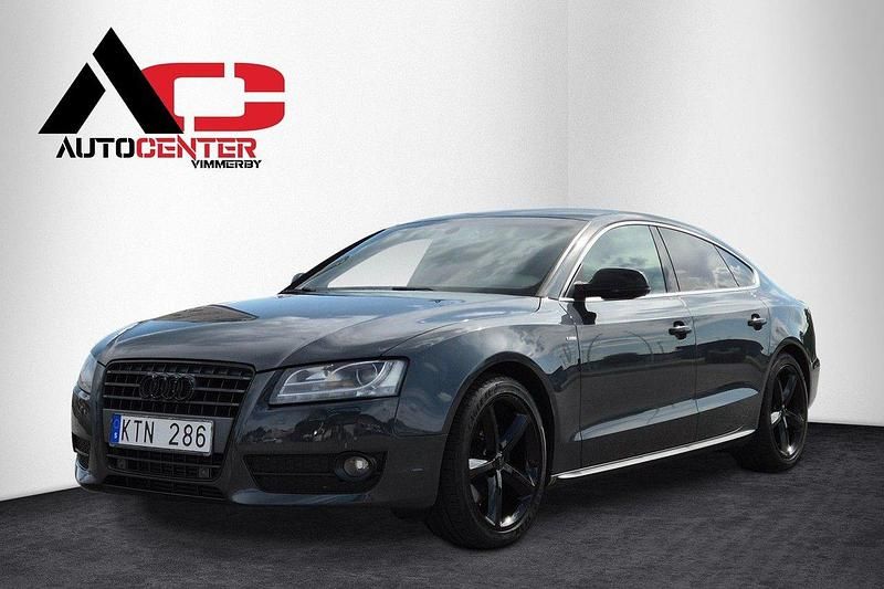 Grå Begagnad 2011 Audi A5 Sportback S-Line Halvkombi | 94 900 kr (Lite dyr) - Bild 1/4