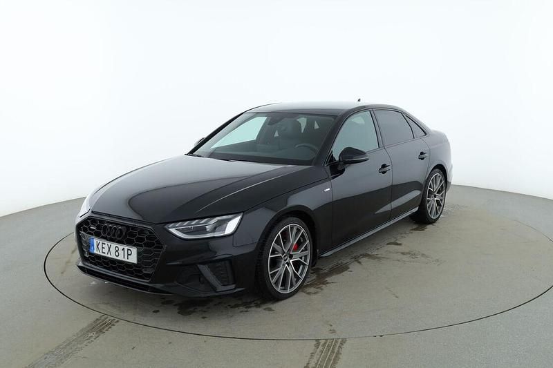 Begagnad Audi A4 S-Line 204 HK (150 kW) 2021 Svart Sedan