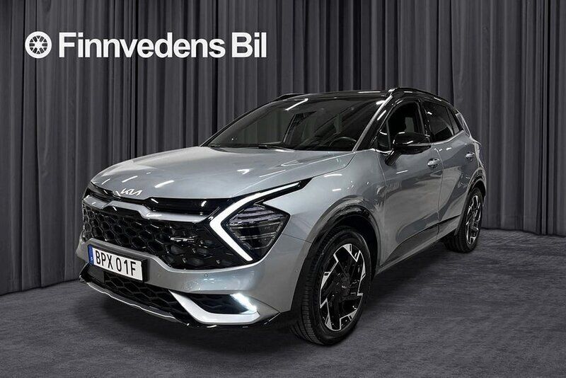 Grå Begagnad 2022 Kia Sportage GT-Line SUV | 389 900 kr (Bra pris) - Bild 1/4
