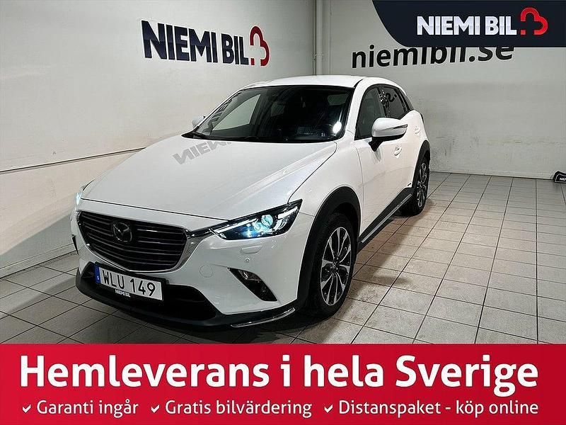 Vit Begagnad 2018 Mazda CX-3 SUV | 234 900 kr (Lite dyr) - Bild 1/4