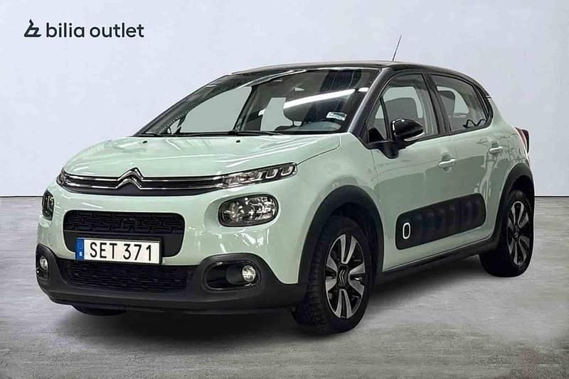 Grön Begagnad 2018 Citroën C3 Halvkombi | 89 900 kr - Bild 1/1