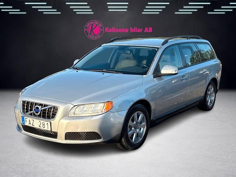 Ljusgrå Begagnad 2009 Volvo V70 Drive Kinetic Kombi | 53 900 kr (Marknadspris) - Bild 1/4
