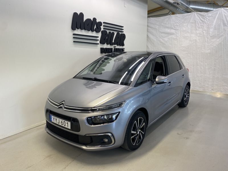 Silver Begagnad 2017 Citroën C4 Picasso Feel Minibuss | 134 900 kr (Marknadspris) - Bild 1/3