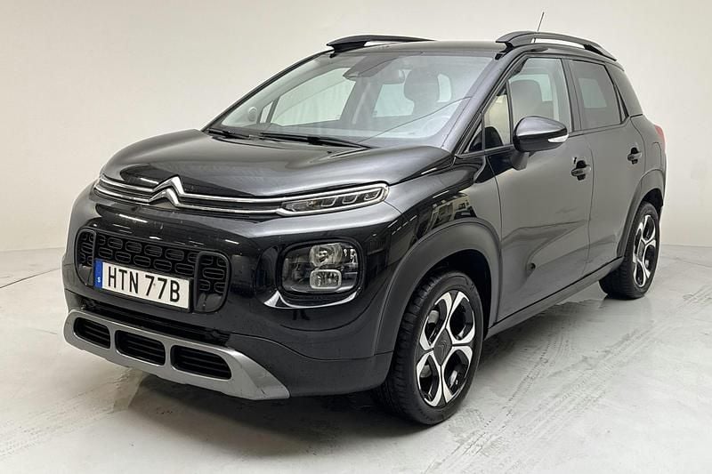 Svart Begagnad 2020 Citroën C3 Aircross PureTech SUV | 124 800 kr (Bra pris) - Bild 1/4