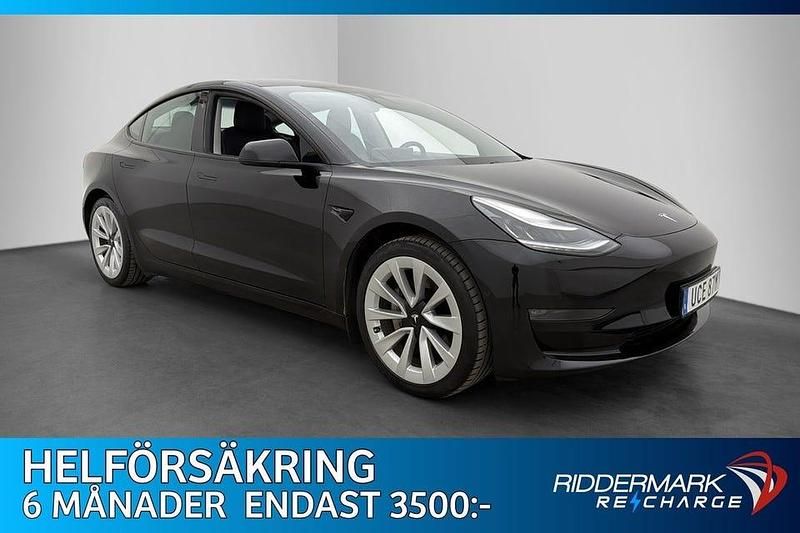 Begagnad Tesla Model 3 Long Range AWD 366 kW (498 HK) 2020 Svart Sedan