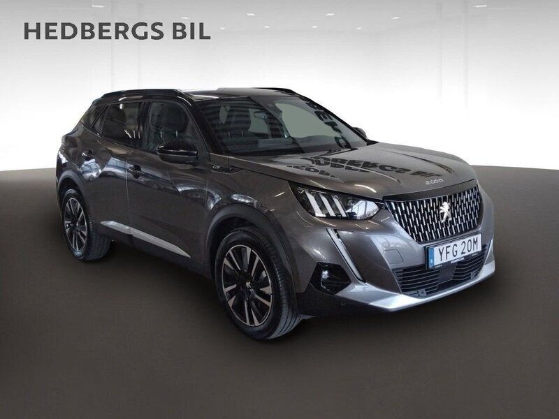 Grå Begagnad 2022 Peugeot 2008 GTi SUV | 269 900 kr (Lite dyr) - Bild 1/4