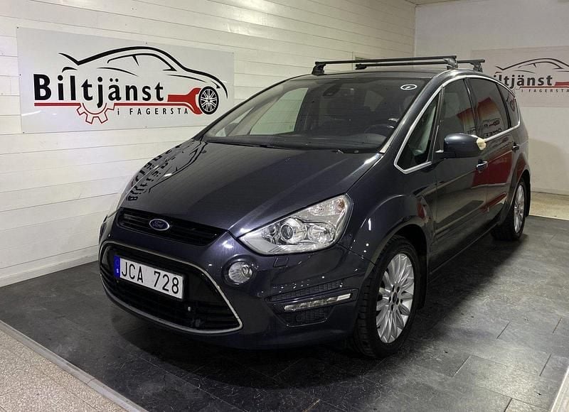 Grå Begagnad 2010 Ford S-MAX Business Edition Minibuss | 64 900 kr - Bild 1/4