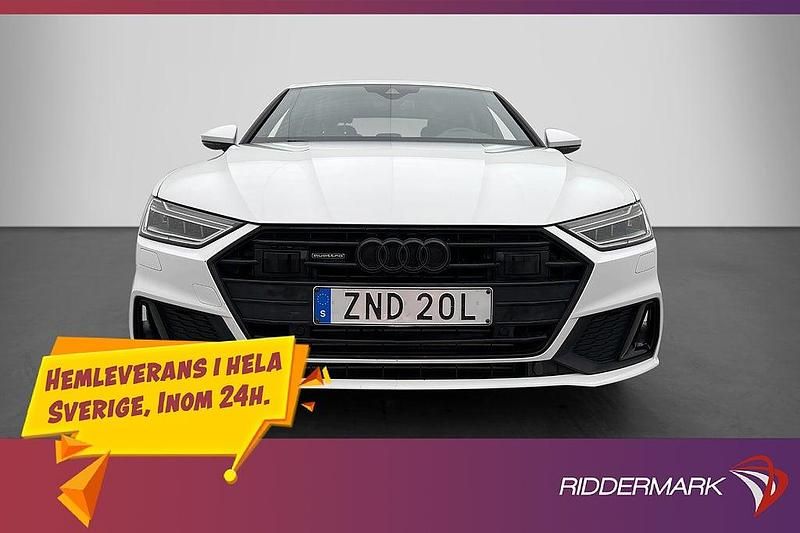 Begagnad Audi A7 S-Line 231 HK (169 kW) 2019 Vit Sedan