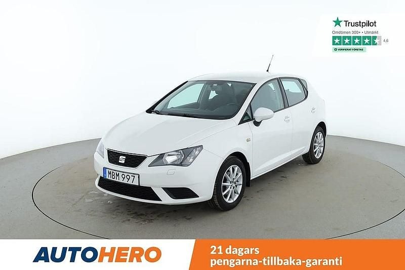 Vit Begagnad 2017 Seat Ibiza Style Halvkombi | 96 000 kr (Marknadspris) - Bild 1/4