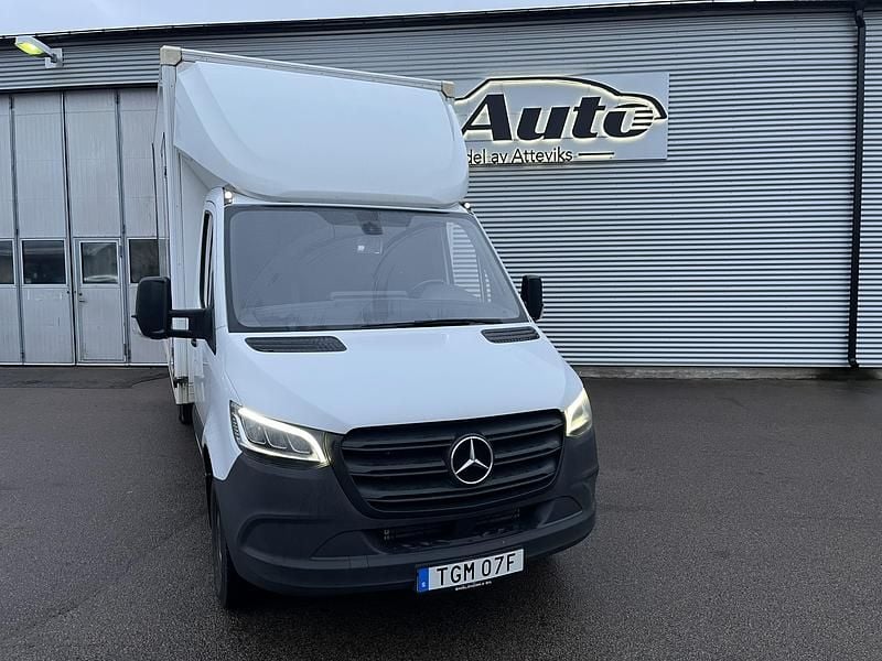 Vit Begagnad 2022 Mercedes Sprinter Van | 299 500 kr - Bild 1/4