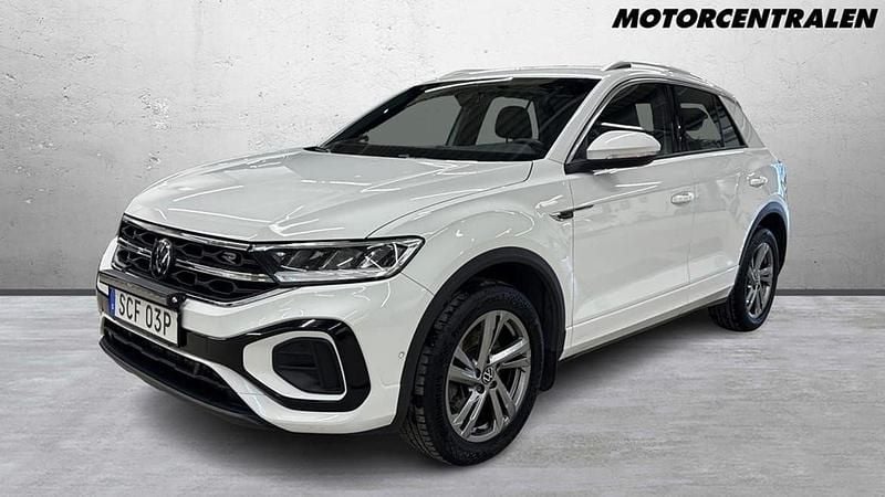 Vit Begagnad 2023 VW T-Roc R-line SUV | 289 000 kr - Bild 1/4