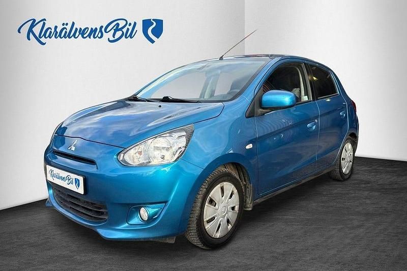 Ljusblå Begagnad 2013 Mitsubishi Space Star Kombi | 67 900 kr (Marknadspris) - Bild 1/4