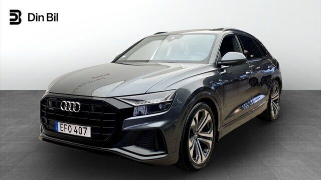 Daytonagrå pärleffekt Begagnad 2019 Audi Q8 S-Line SUV | 699 000 kr - Bild 1/4
