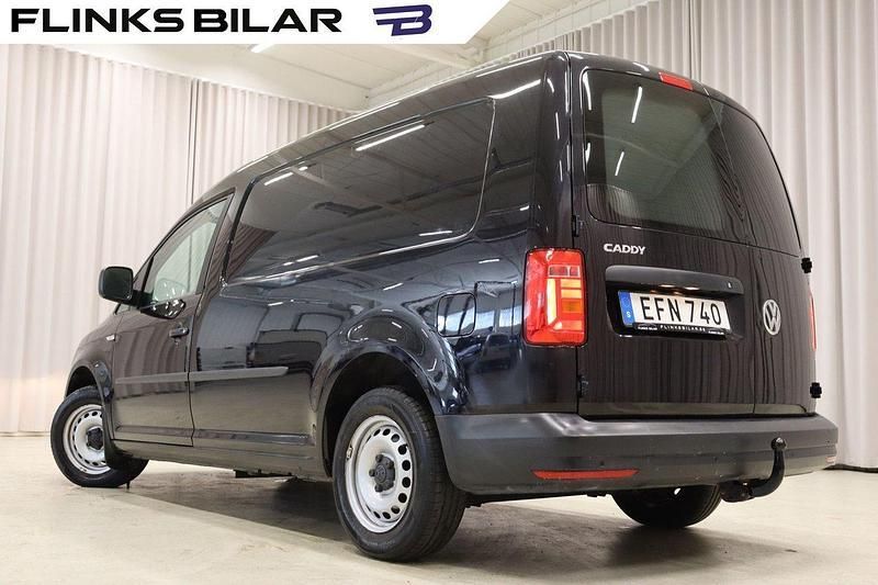 Svart Begagnad 2018 VW Caddy Maxi Minibuss | 199 900 kr (Marknadspris) - Bild 1/4