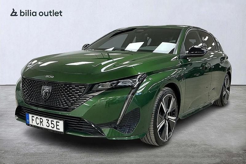Begagnad Peugeot 308 GT 131 HK (96 kW) 2023 Grön Halvkombi