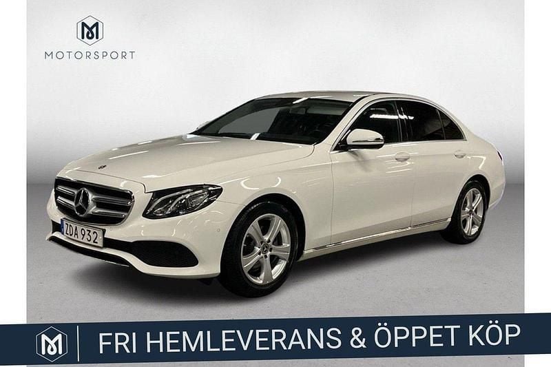 Vit Begagnad 2017 Mercedes E200 Avantgarde Sedan | 279 900 kr (Marknadspris) - Bild 1/4